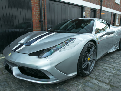 Ferrari 458 Speciale Argento Nurburgring